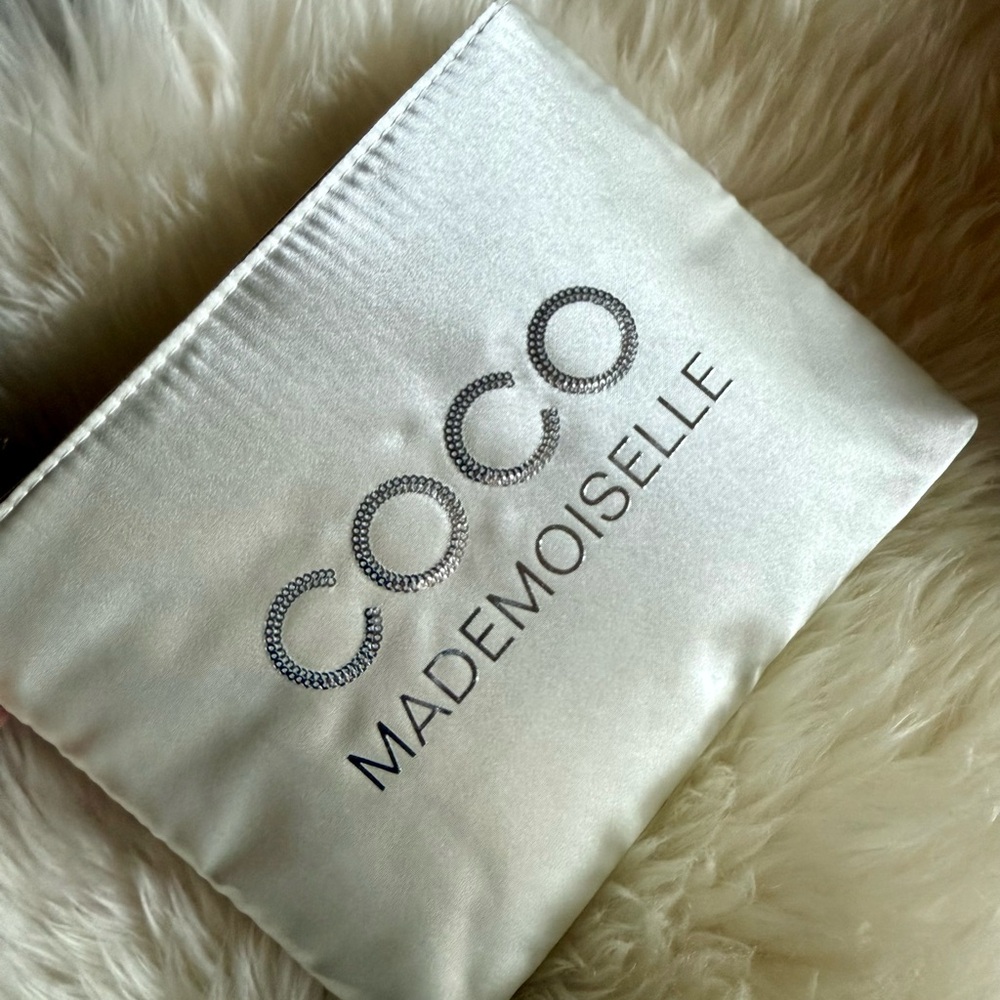 CHANEL Coco Mademoiselle Satin Pouch